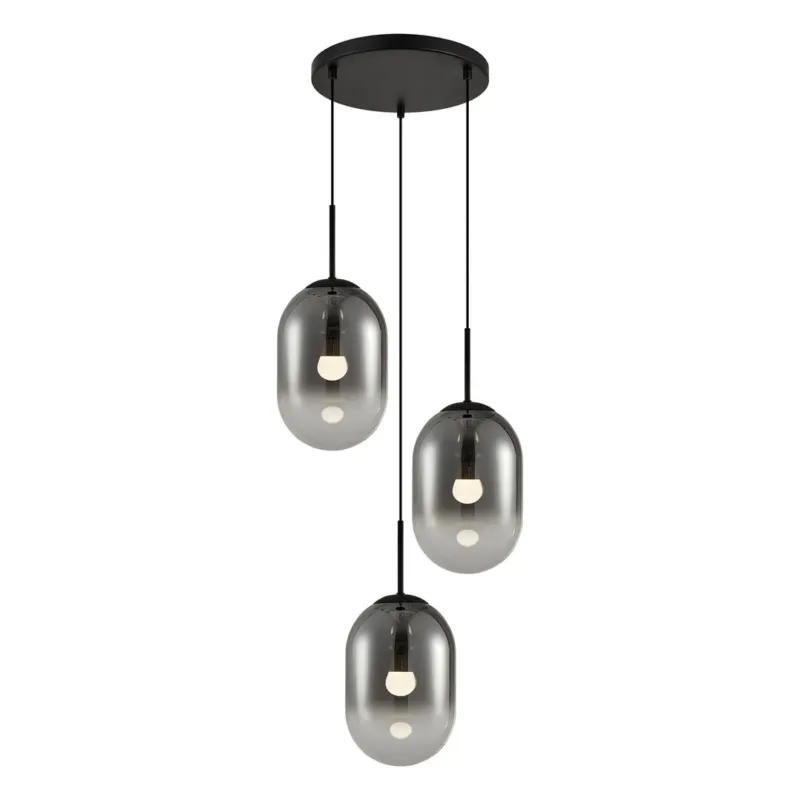 Tylko do końca tygodnia Milagro Lampa wisząca ALIAS BLACK 3xE14 koło ML0320