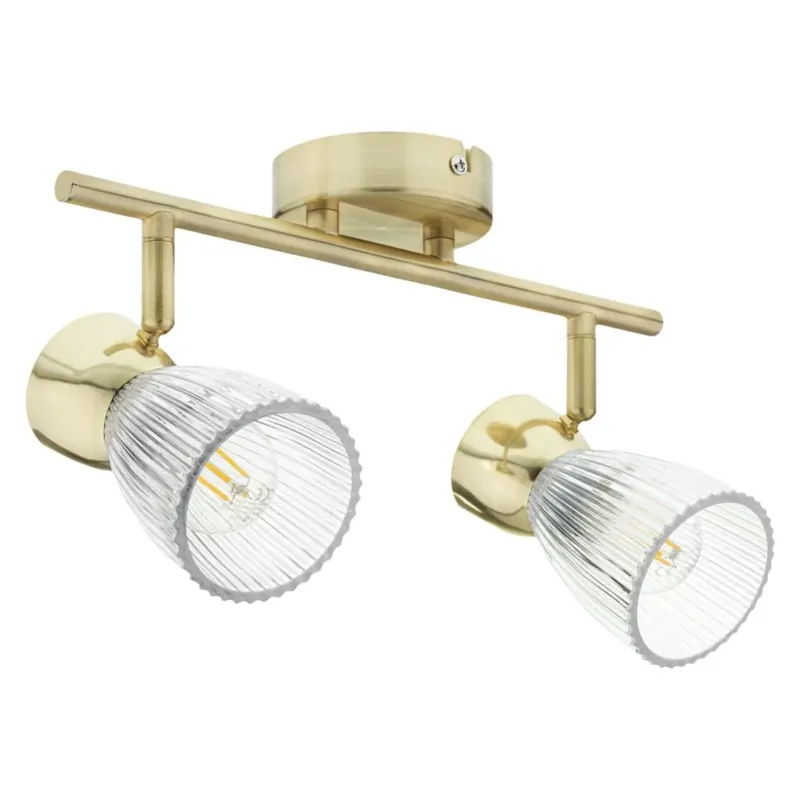 Wysoka jakość Milagro Lampa sufitowa BEST GOLD 2xE14 ML9975