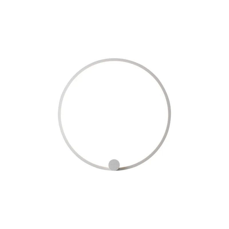 Tani Kinkiet Ringa M 1xLED biały WL0116-M-WH - Yaskr