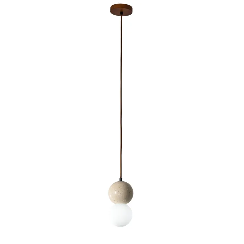 Tani Lampa Wisząca Bilo I 1xG9 biała PL0135 - Yaskr