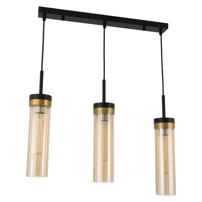 Lampa Wisząca nad stół Malika 3xE27 czarna PL0140-3 - Yaskr Kup teraz