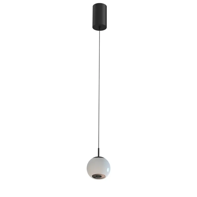 Lampa Wisząca nad wyspę Iliso 1xLED czarna PL0148 - Yaskr Wyjątkowa oferta