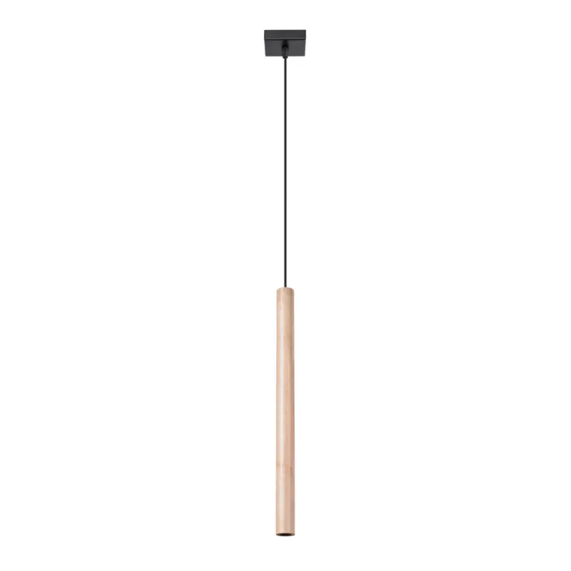 Lampa wisząca PASTELO 1 drewno SL.1266 - Sollux Popularny