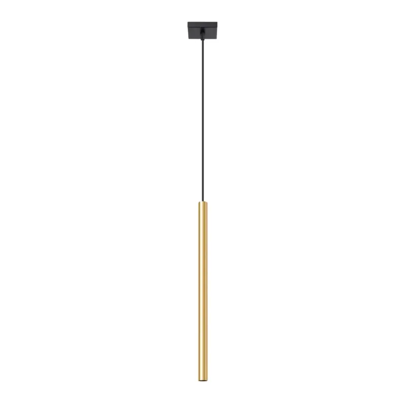 Wysoka jakość Lampa Wisząca PASTELO 1 złoty połysk SL.1195 - Sollux