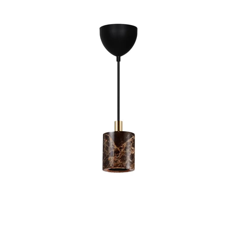 Lampa wisząca SIV Nordlux 1xE27 60W Marmur Brązowy NO45883018 - Nordlux Ekspresowa dostawa