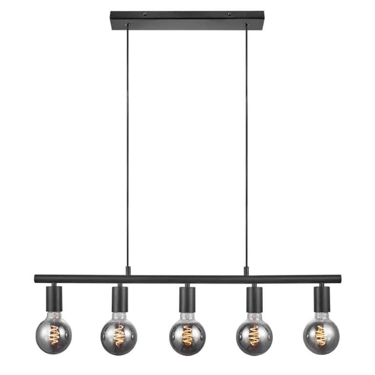 Obniżka ceny Lampa wisząca PACO Nordlux 5xE27 25W Metal Czarny NO2213273003 - Nordlux