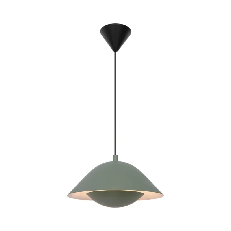 Okazja Lampa wisząca FREYA Nordlux 1xE27 40W Metal Zakurzona zieleń NO2213083023 - Nordlux