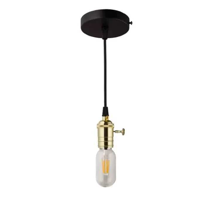 Lampa wisząca oprawa loft złota ABIGALI-ZA-1 - Abigali Obniżka ceny
