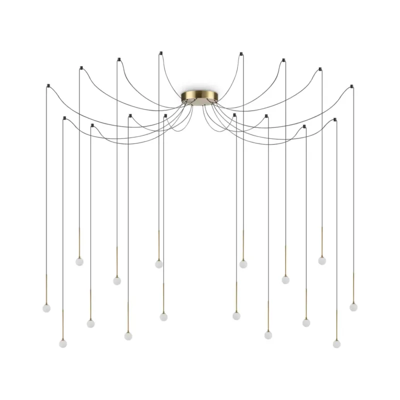 Ostatnie sztuki Lampa wisząca LUCCIOLA SP16 OTTONE 284019 - Ideal Lux