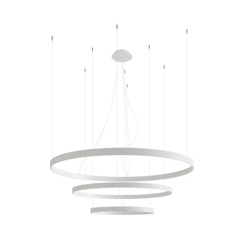 Żyrandol RIO 3 55/78/110 biały LED 3000K TH.215 - Thoro Wysoka jakość