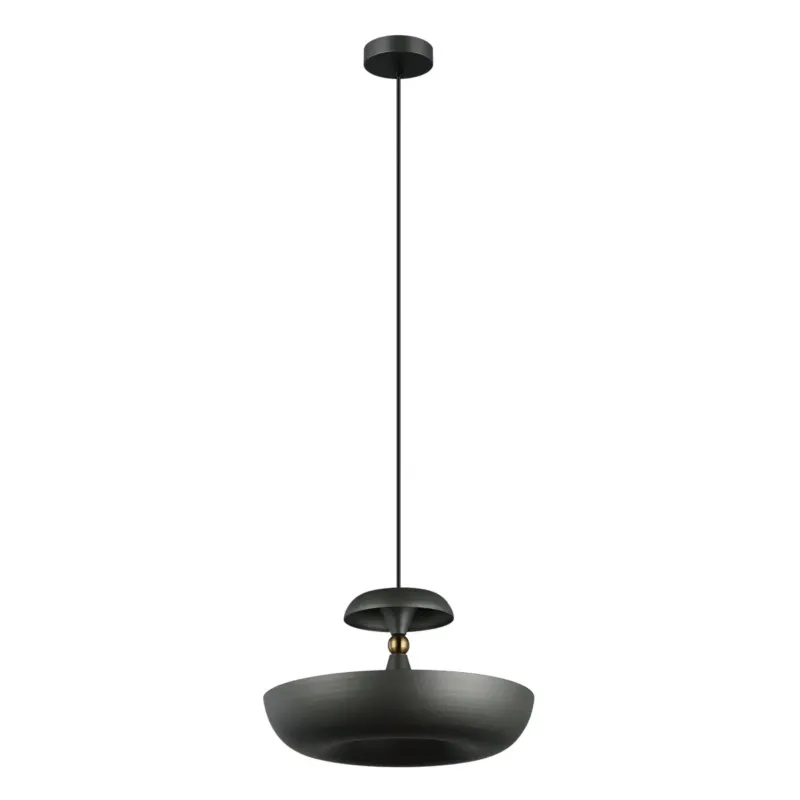 Lampa wisząca metalowa grafitowa 36cm PND-73221-1L-GR z serii Marina - Lampy Italux Najlepsza cena