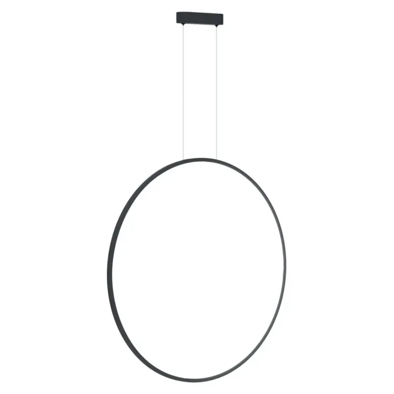 Wysoka jakość Lampa wisząca łazienkowa Saturno Black 46W LED ML8856 - Milagro