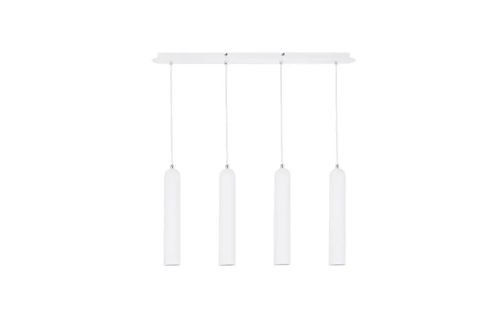 Bezpieczna płatność Azzardo Lampa wisząca biała metalowa 4-punktowa AZ1239 z serii TUBO