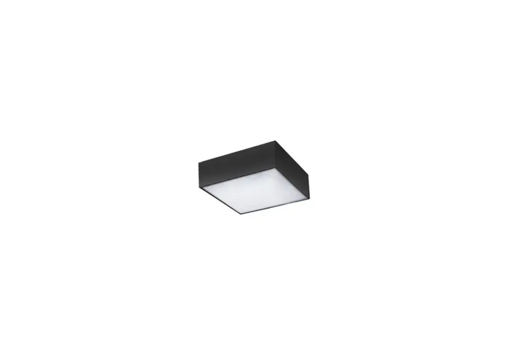 Azzardo Plafon LED kwadratowy czarno-biały 17cm AZ3684 z serii MONZA II Zamów dziś