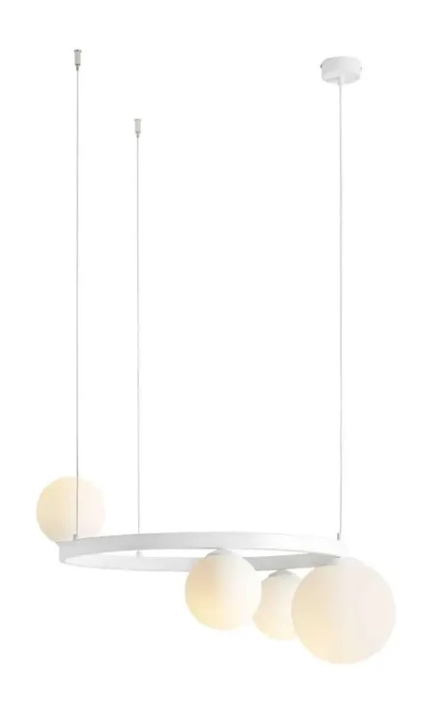 Oferta Aldex Lampa wisząca metalowa biała 4-punktowa 1099L_R z serii GARDA