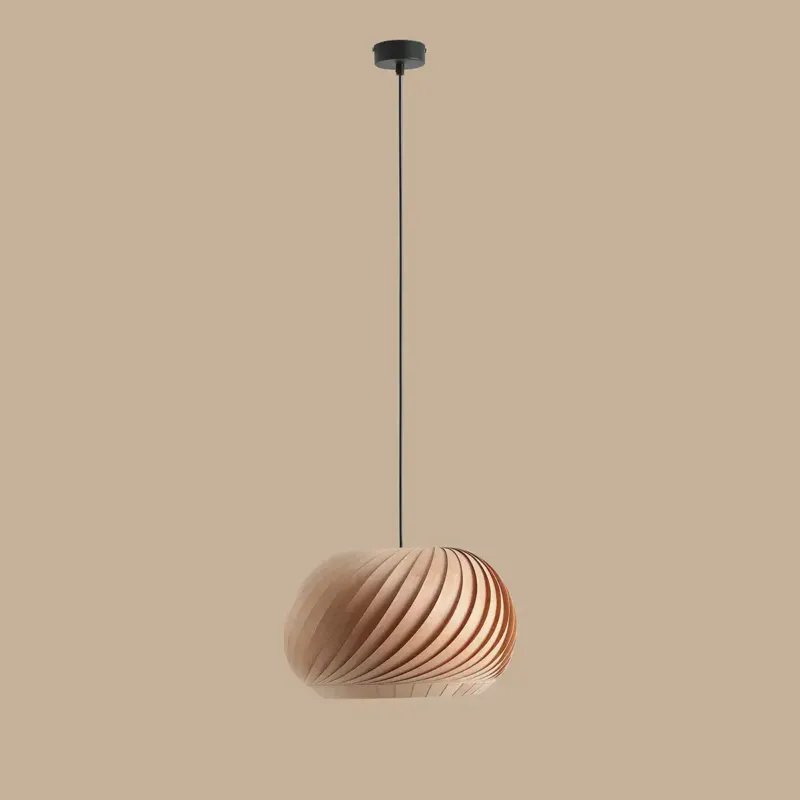 Szybka wysyłka Aldex Lampa wisząca drewniana brązowo-czarna 38cm 1110G_S z serii NATURE DARK