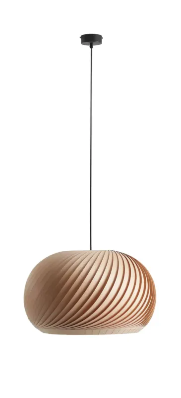 Ekspresowa dostawa Aldex Lampa wisząca drewniana brązowo-czarna 45cm 1110G_L z serii NATURE DARK