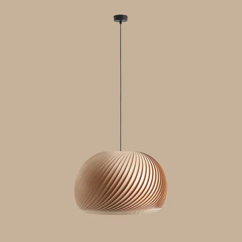 Aldex Lampa wisząca drewniana brązowo-czarna 53cm 1110G_XL z serii NATURE DARK Wyjątkowa oferta