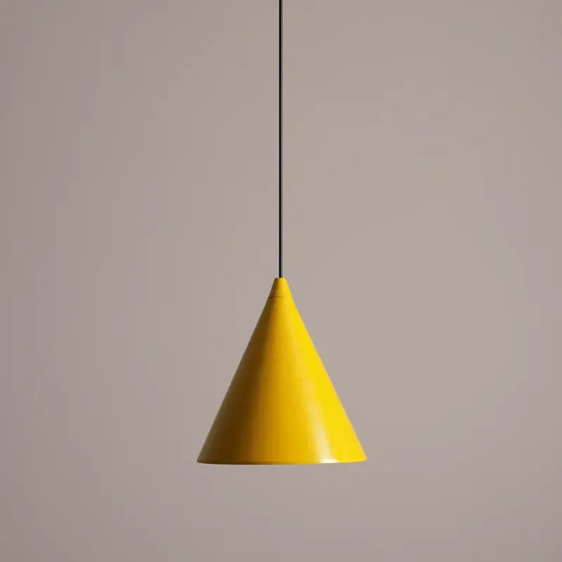 Aldex Lampa wisząca metalowa musztardowa 24cm 1108G14 z serii FORM Bezpieczna płatność