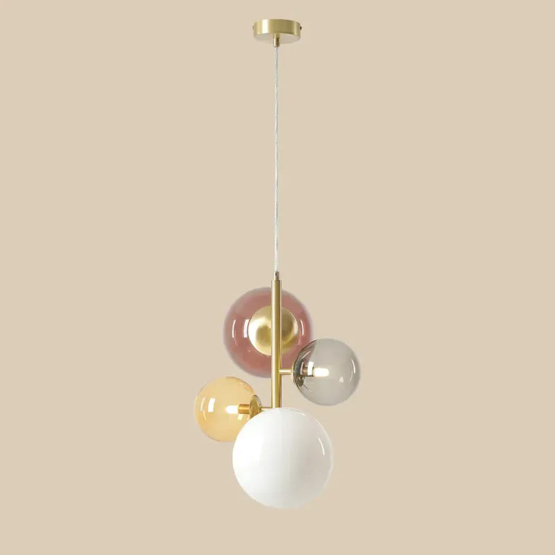 Kup teraz Aldex Lampa wisząca metalowa złota 2-punktowa 1111L40 z serii BLOOM