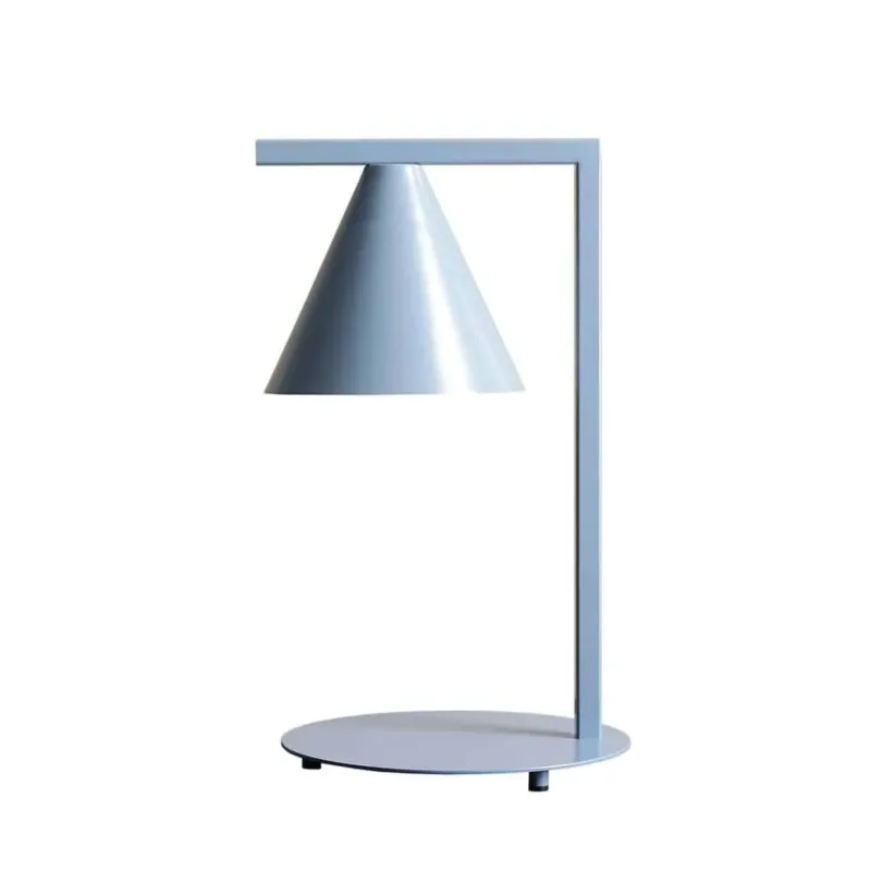 Darmowy zwrot Aldex Lampka biurkowa metalowa niebiesko-czarna 40cm 1108B16 z serii FORM