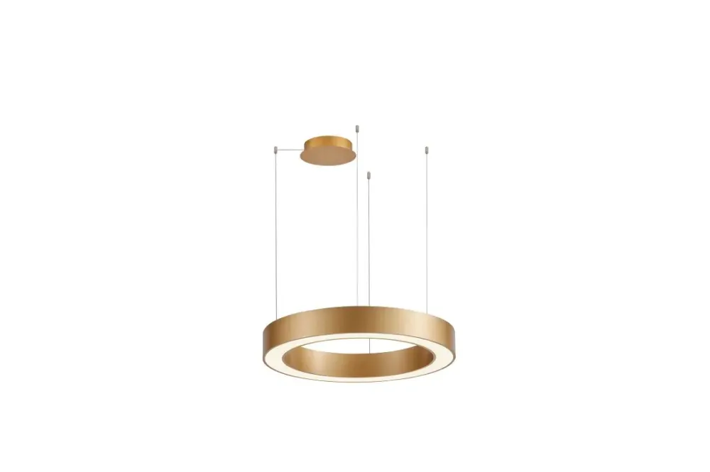 Azzardo Lampa wisząca LED złota okrągła 80cm AZ5048 z serii RING MARCO Oferta czasowa