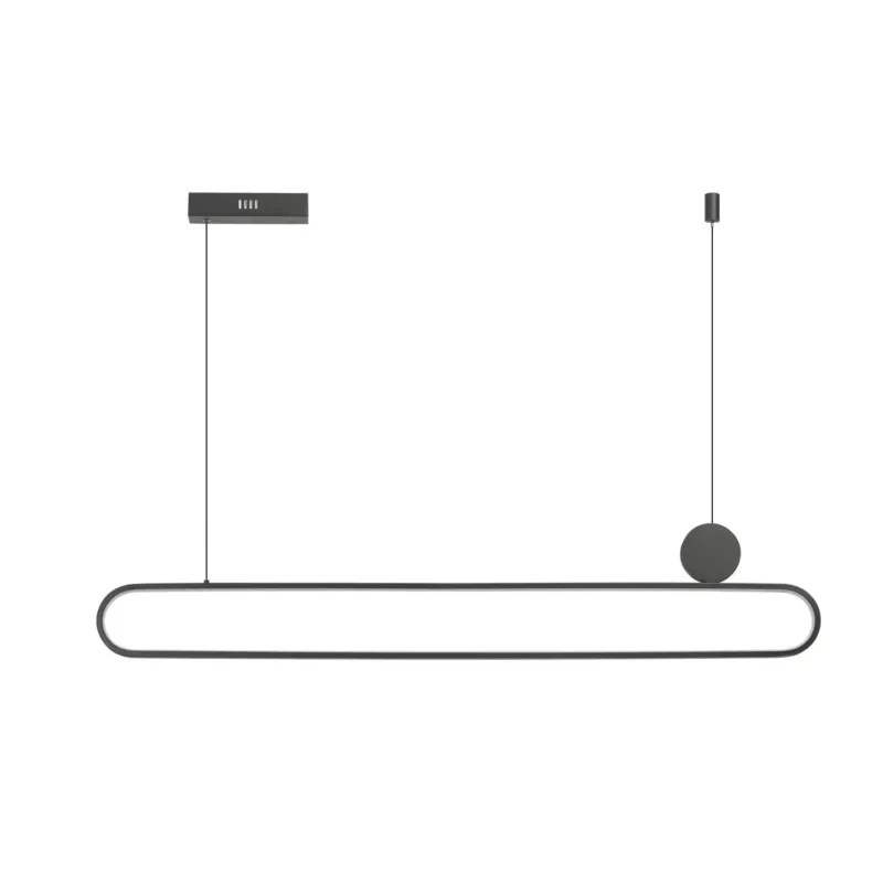 Azzardo Lampa wisząca LED czarna metalowa 120cm AZ5450 z serii NICODEMO Cena promocyjna