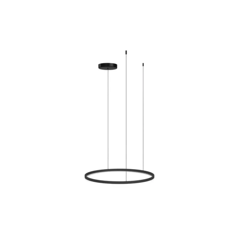 Obniżka ceny Azzardo Lampa wisząca LED czarna okrągła 120cm AZ5343 z serii RING HALO