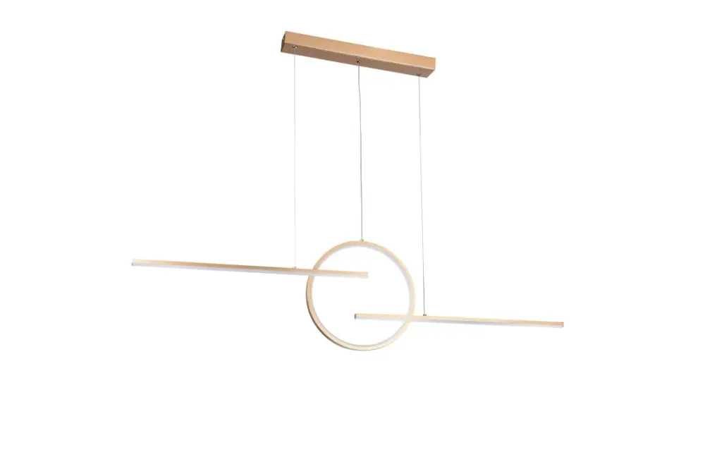 Ograniczona ilość Azzardo Lampa wisząca złota metalowa LED 120cm AZ5258 z serii LAUREN