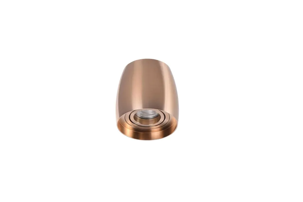 Azzardo Lampa sufitowa metalowa brązowa 10cm AZ4209 z serii Rotondo Promocja