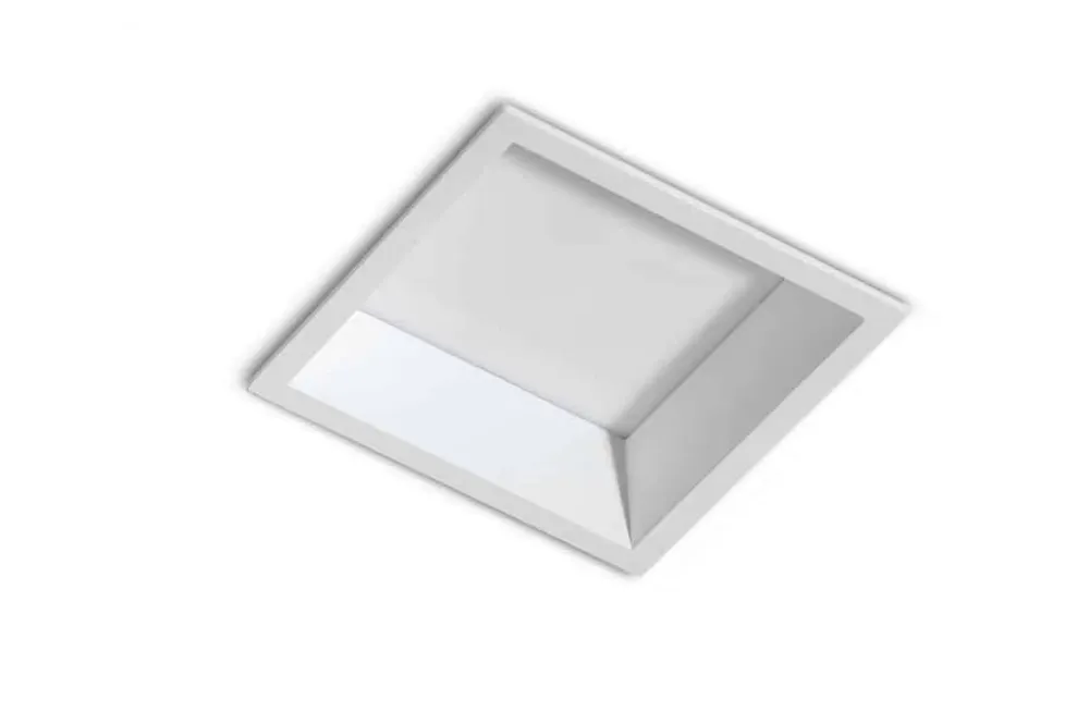 Ostatnie sztuki Azzardo Oprawa do wbudowania kwadratowa biała 14,5cm AZ4228 z serii Aida
