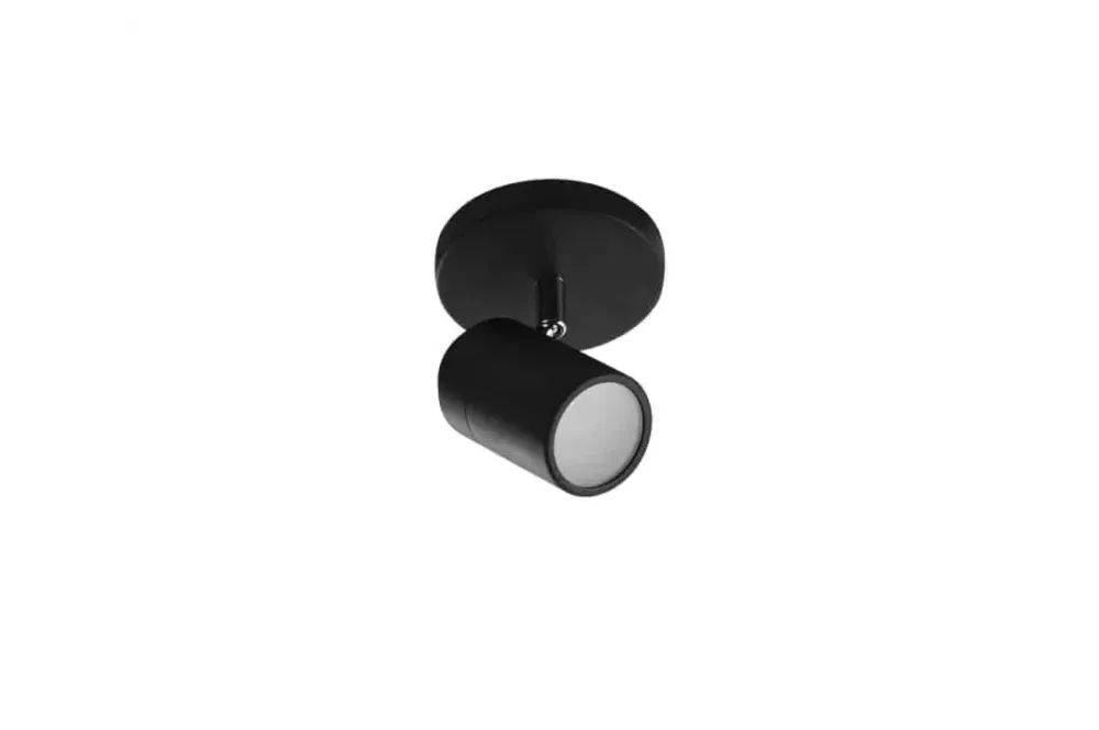 Szybka dostawa Azzardo Lampa sufitowa czarna metalowa IP44 AZ4136 z serii Noemie