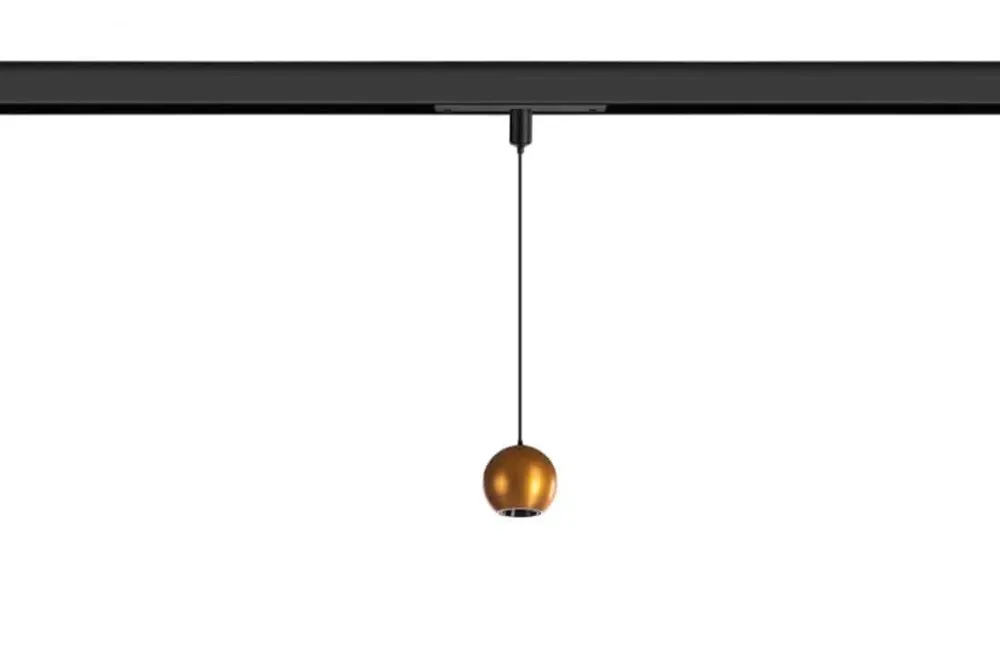 Azzardo Lampa wisząca magnetyczna złota metalowa 5W AZ4628 z serii Kori Track Magnetic Bestseller