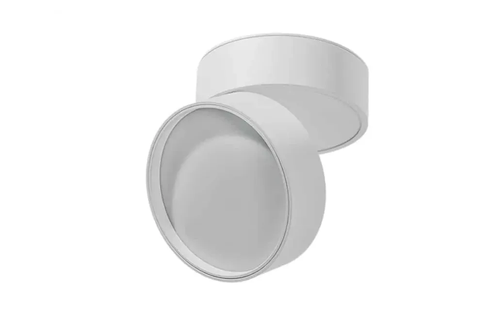 Nowy Azzardo Plafon LED biały metalowy regulowany 12cm AZ4546 z serii Mona