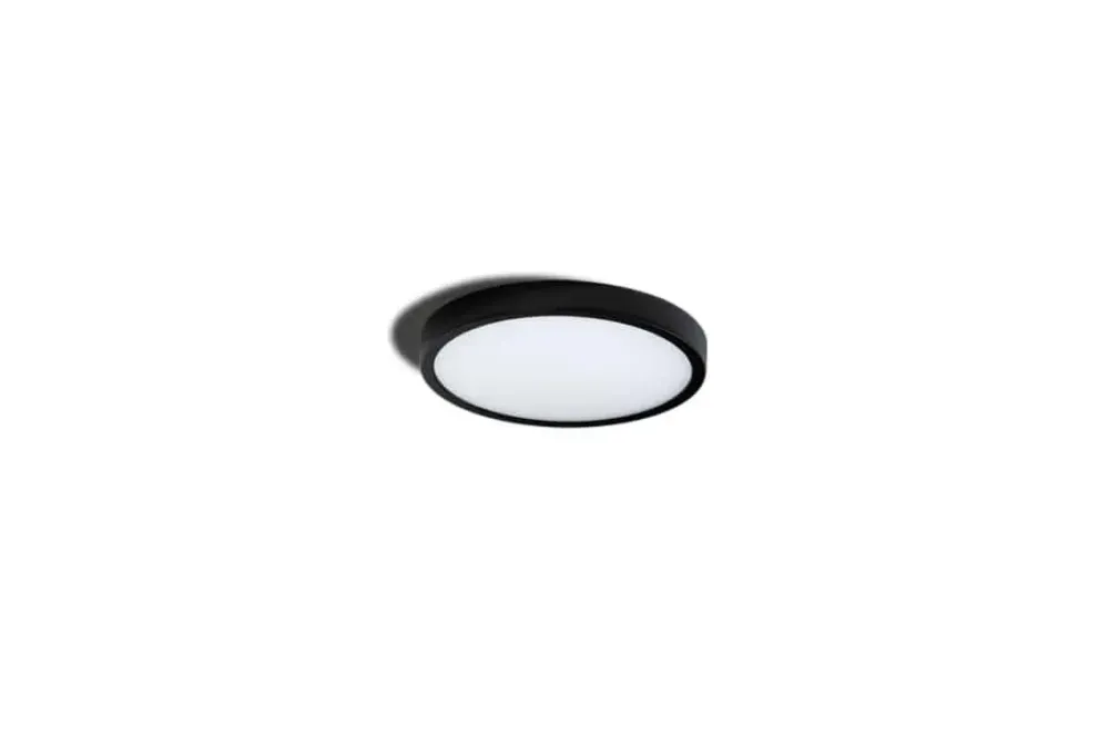 Wyprzedaż Azzardo Plafon LED czarny metalowy okrągły 23cm AZ4239 z serii Malta