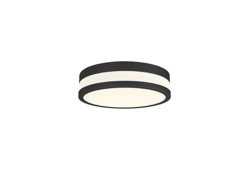 Promocja Azzardo Plafon łazienkowy LED czarno-biały metalowy 30cm AZ4258 z serii Kari