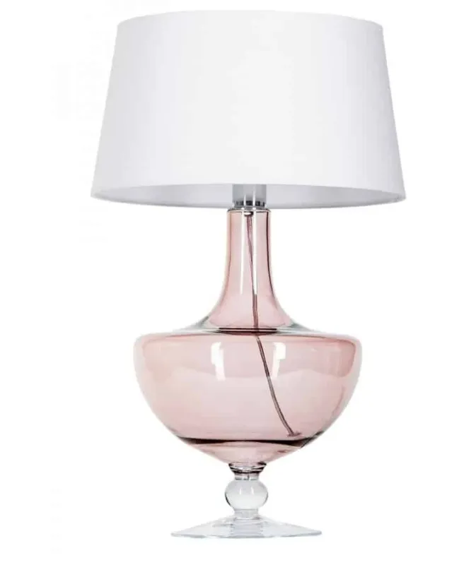 Lampa stołowa miedziana podstawa i biały klosz OXFORD COPER L048411501 - 4Concepts Wybór klientów