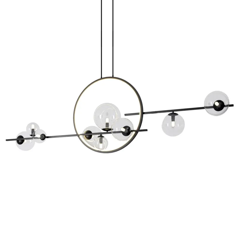 Lampa designerska wisząca ORION czarna MP0083-L145 - Step Into Design Cena promocyjna