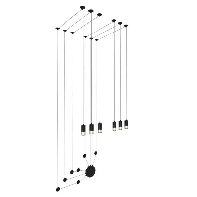 Lampa ścienna LINEA-6 WALL czarna XT012-6W - Step Into Design Oferta