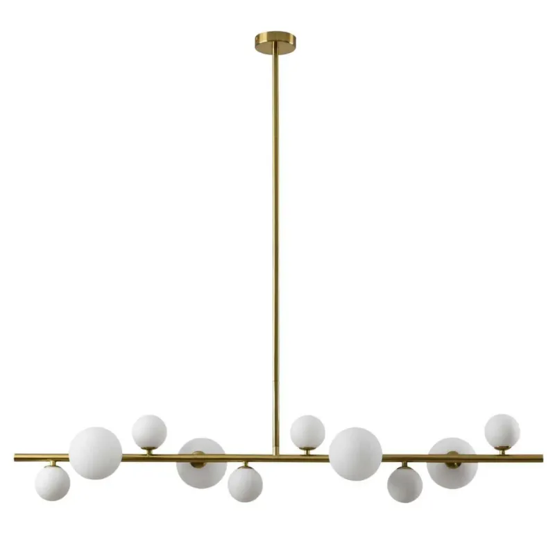 Dostępne od ręki Lampa wisząca nowoczesna MILKY DROP szczotkowany złoty MP0097-10 - Step Into Design