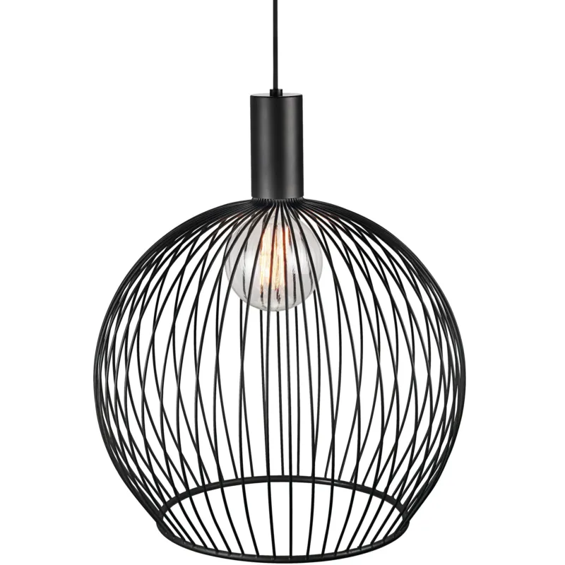 Tylko do końca tygodnia Lampa loft wisząca czarna AVER 50 84263003 - Design For The People
