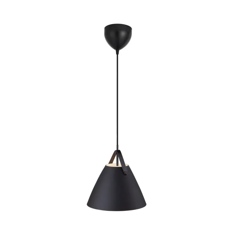Lampa skandynawska wisząca czarna STRAP 27 84333003 - Design For The People Super okazja