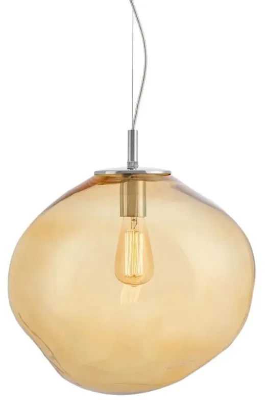Bestseller Lampa wisząca designerska AVIA L 10418115 bursztynowa - Kaspa