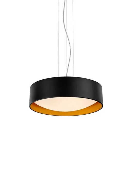 Tani Lampa wisząca designerska VERO 10451302 czerń i złoto - Kaspa