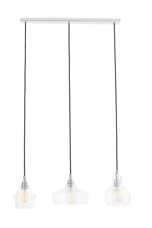 Obniżka ceny Lampa wisząca trzypunktowa na listwie LONGIS 10521309 chrom - Kaspa