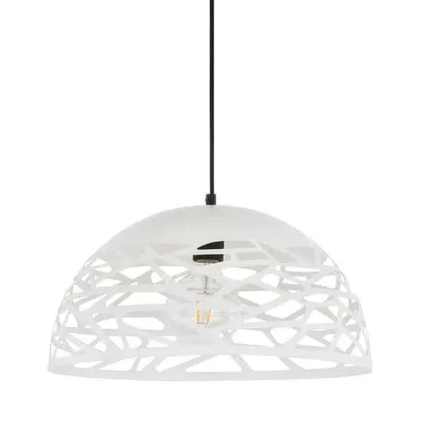 Wybór klientów Lampa wisząca metalowa biała ażurowa 40cm MA05131C-001-01 z serii AMAND - Lampy Italux