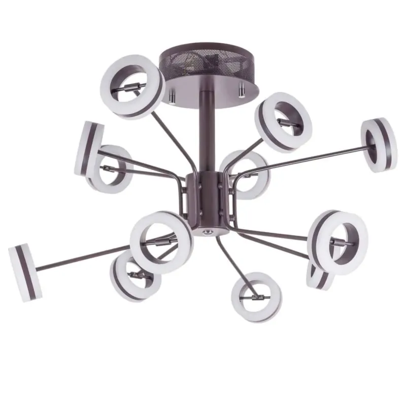 Okazja Plafon loft brązowy 12-punktowy AX16002-12A z serii METIS - Lampy Italux