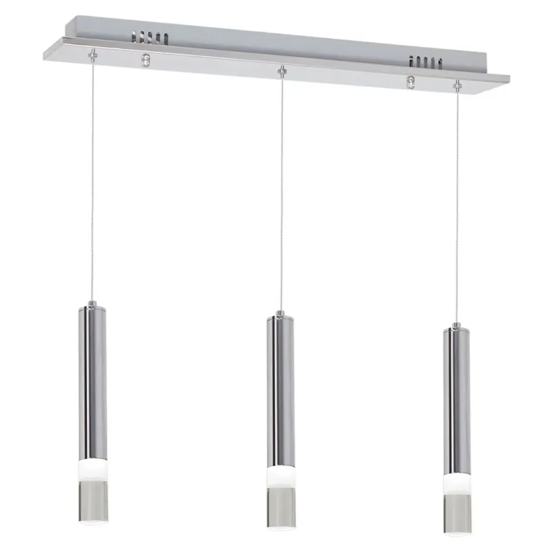 Lampa nad stół wisząca nowoczesna ICE nowoczesna chrom LED ML322 Milagro Bestseller