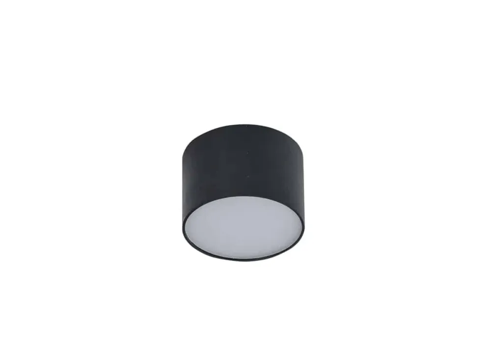 Azzardo Plafon LED okrągły czarny metalowy 8cm AZ2254 z serii MONZA Rabat