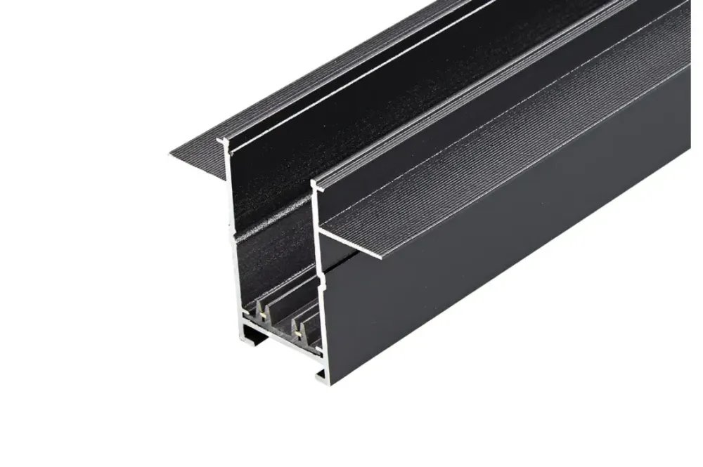 Rabat Azzardo Szynoprzewód magnetyczny wpuszczany czarny 100cm AZ5170 z serii BETA MAGNETIC